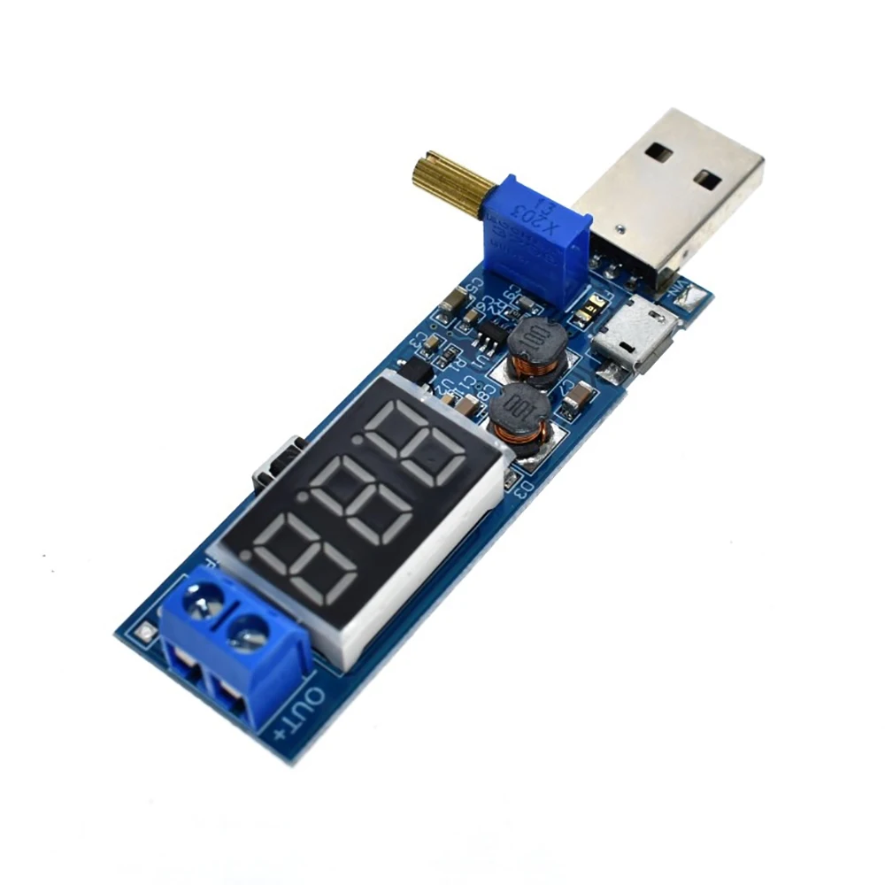USB повышающий/уменьшающий модуль питания DC 5 В до 3 В/12 Регулируемый понижающий