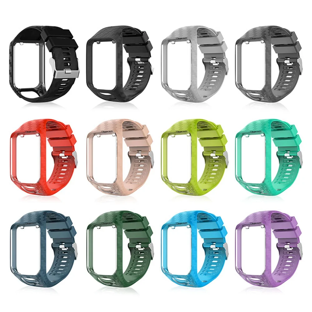 Soft Silicone Replacement Watch Band Wristband Strap Sport Bracelet For