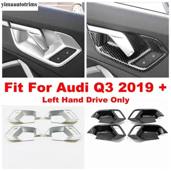 

Car Styling Inner Door Handle Bowl Pull Doorknob Cover Trim Stickers Interior Moulding Accessories For Audi Q3 2019 2020 Refit