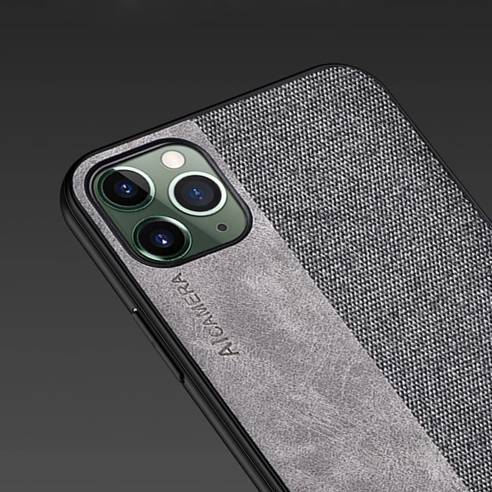 Мягкий ТПУ чехол из искусственной кожи для iPhone 11 Pro Max ударопрочный ультратонкий