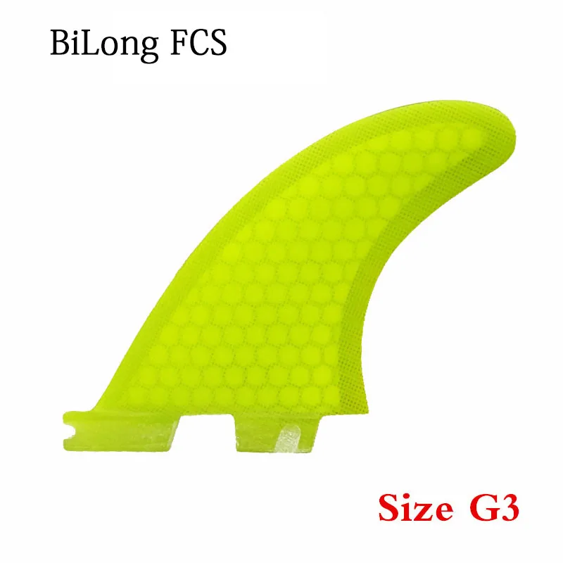 BiLong FCS II G3 3-ласты, ласты для серфинга двигателя выпрямитель для серфинга плавники для серфинга FCS2-yellow серфинга плавники для серфинга