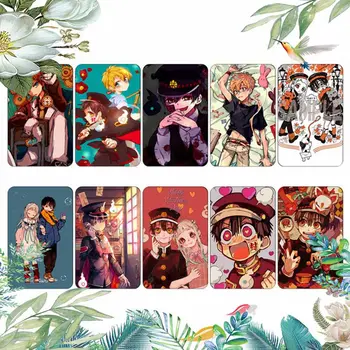 

10Pcs/Lot Toilet-Bound Hanako-kun Anime Card Stickers DIY Bus ID Waterproof Stationery Sticker