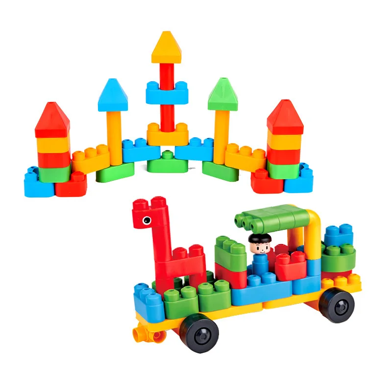 

[Germany Native] Fight Inserted Soft Building Blocks Zoo Management che bao Educational Assembled Architecture Building Blocks