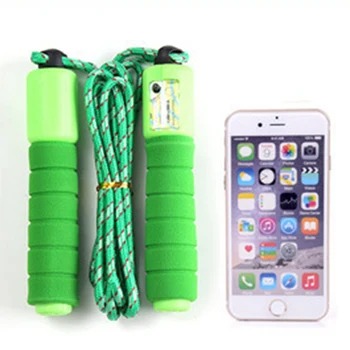

Jump Ropes with Counter Sports Fitness Adjustable Fast Speed Counting Jump Skip Rope Skipping Wire