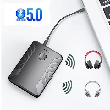 

Wireless bluetooth adapter 5.0 can connect two bluetooth earphones, home and car bluetooth receiver transmitter