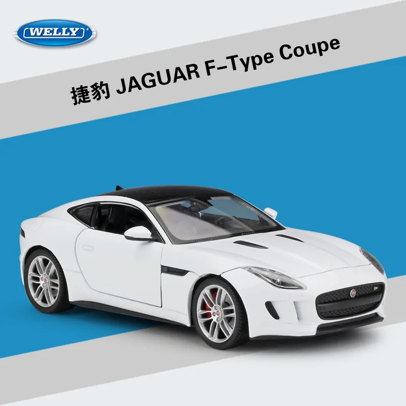 Welly 1:24 JAGUAR F-type Coupe модель автомобиля из сплава Коллекционная игрушка Подарки
