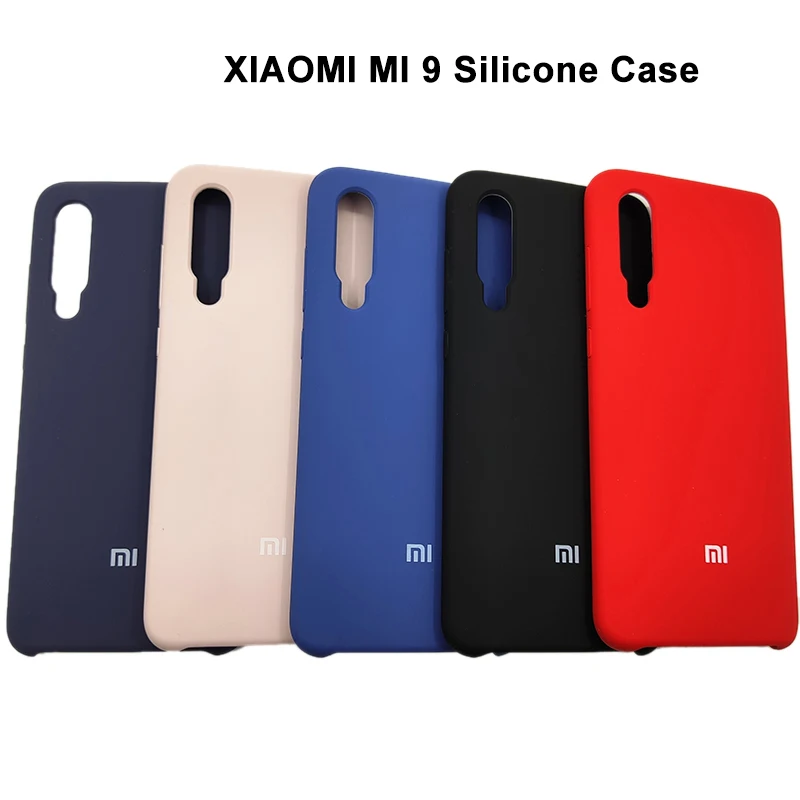 Чехол для телефона Xiaomi Mi 9 Mi9 шелковистая мягкая на ощупь задняя крышка из жидкого