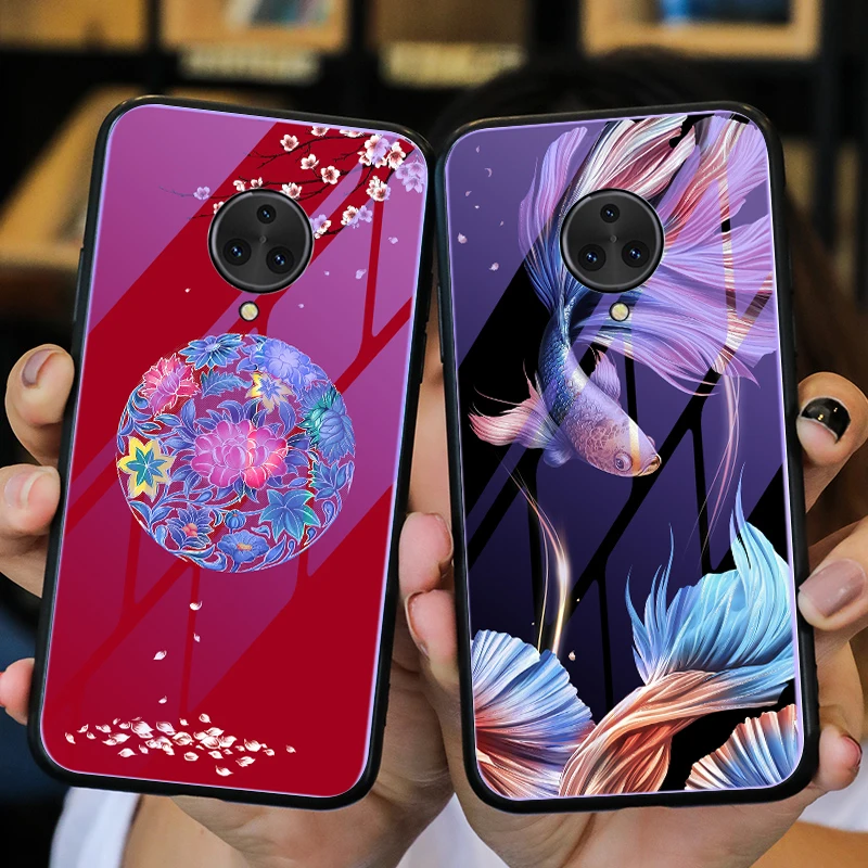 Чехол из закаленного стекла для huawei Honor 20S Nova 5T 4e P30 Lite Honor 9X Y9 Prime mate 30 Pro Fundas Shell светящийся чехол
