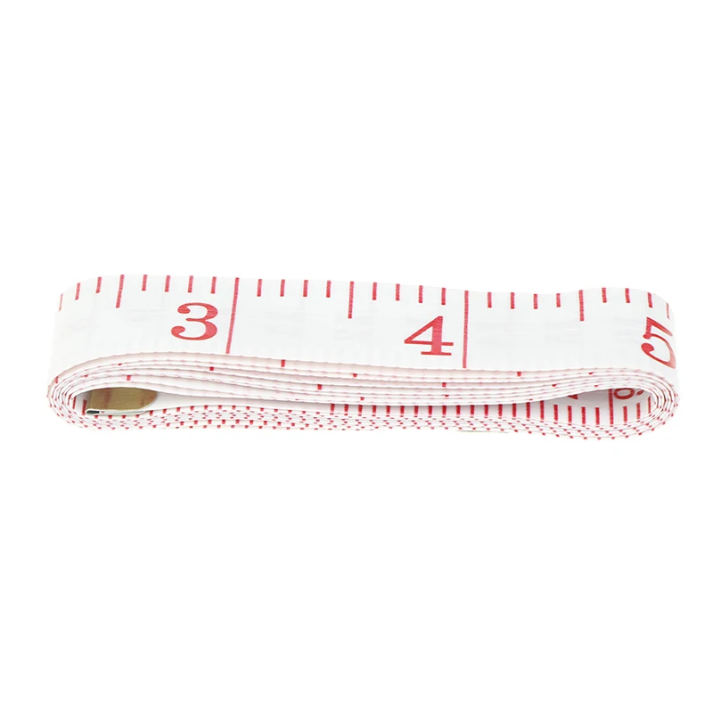 Portable 15cm/60inch Body Fat Measuring Ruler slimming Tailor Tape Measure Soft Flat Double-sided | Красота и здоровье