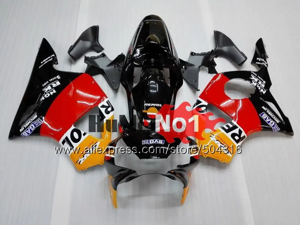 No. 3 Корпус для HONDA CBR900RR CBR 900 954 RR CBR900 CC CBR954 RR Синий Пламя 45MC. 5 CBR 954RR 900RR CBR954RR 2002 2003 02 03 обтекатель - Цвет: No. 3