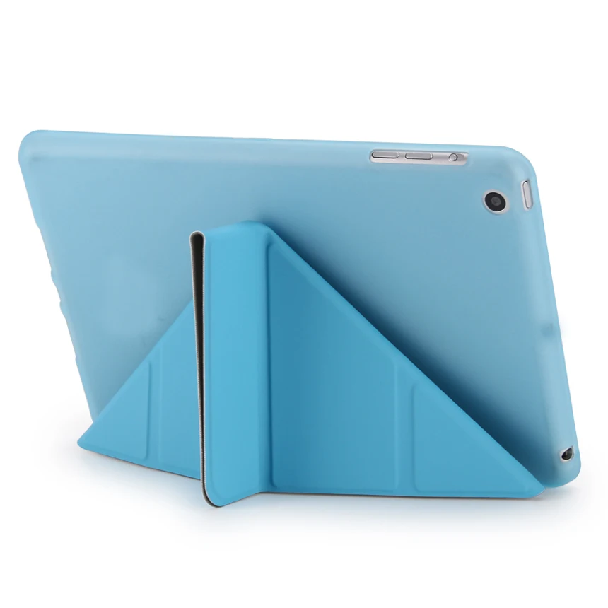 Ультра тонкий чехол для iPad mini 5 2019 A2133 A2124 Смарт Складной флип-стенд ТПУ авто-сна