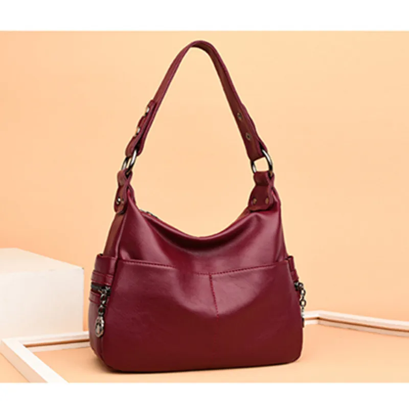 

bag handbag high-quality style fashionable single shoulder inclined multi-functional lady with sewing thread in 2019 New JIULIN