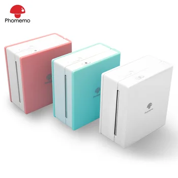 

Phomemo M02 Photo Mini Printer Bluetooth Portable Label Thermal Sticker Pocket Printer Handheld Picture Logo Phomemo Printer