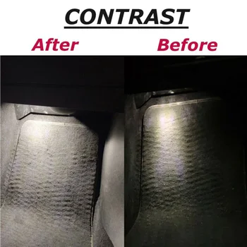 

For Tesla Model 3 S X LED Lights Parts 4.5x2.5x2cm Auto 1 Pair Interior