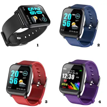 

Colorful Screen Smart Wristbands Sports Bluetooth Bracelet Waterproof Sleep Heart Rate Monitor Fitness Tracker for iOS Android