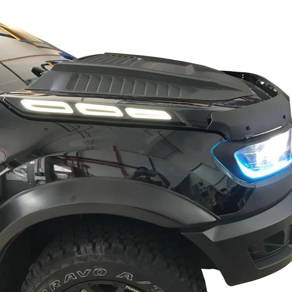 Фары дневного света на боковой крышке для Ford Ranger 2012 2020 XL XLT Wildtrak 2013 2015 2014 2016 2017 2018