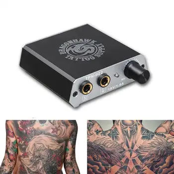 

US UK Beginner Tattoo Kits 2 Tattoo Machines Gun Black Complete Makeup Power Tattoo Art Set Tattoo Ink Tools Supply Body Gr A3G4