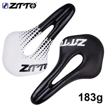 

ZTTO Ultralight Bicycle Saddle Wide Hollow Bike Racing Seat For MTB Mountain Road Bike Light Compare With Carbon Fiber