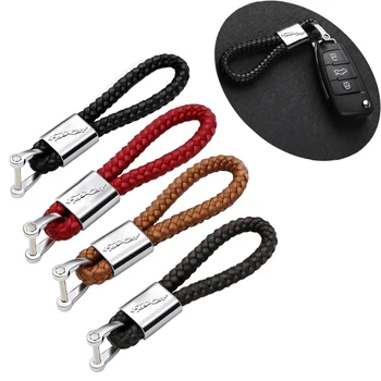 

Car Styling Key Accessories for Jaguar E Type F Type F Pace XF XJ XE XK I Pace TypeX XFL XJS PU Alloy Chrome Keychain Key Ring