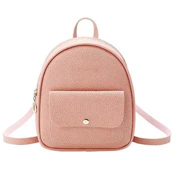 

2021 Fashion Ladies Backpack Small Backpack Letter Handbag Simple Mobile Phone Lady Travel Bag Student School Bag