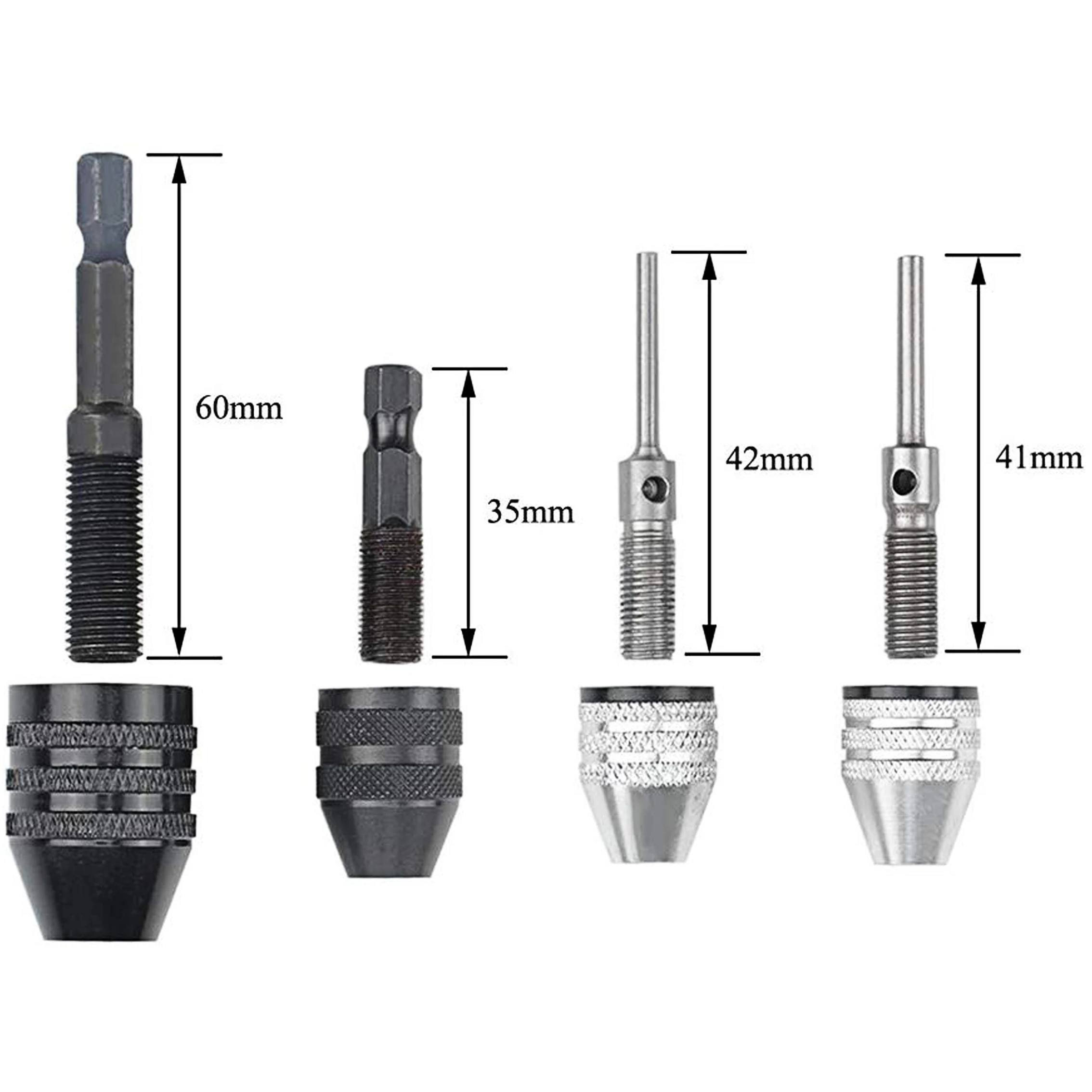 1 шт. Универсальный сверлильный патрон адаптер конвертер БЕСКЛЮЧЕВОЙ патрон вала зажим 0,3-6,5 мм вал электродвигателя мини патрон крепеж