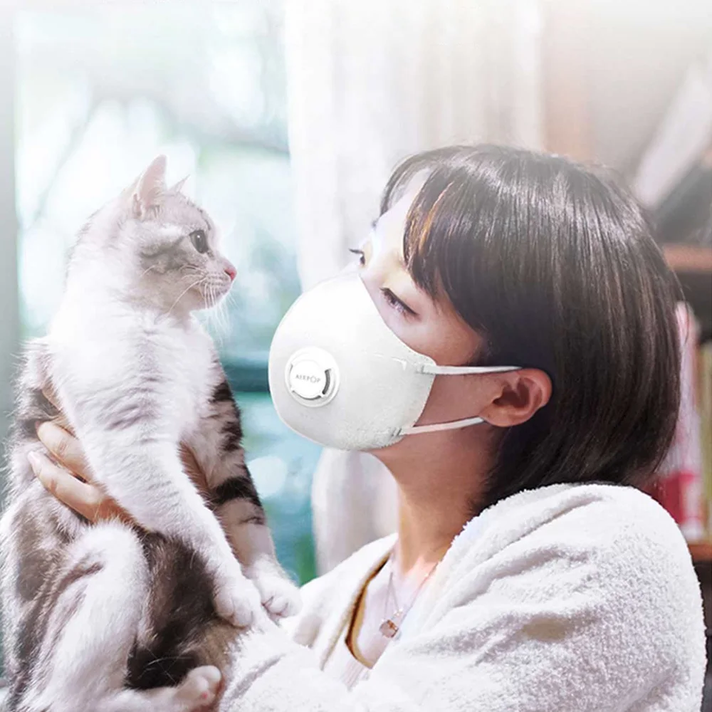 Xiaomi AirPOP маска для рта и лица 2 шт./партия портативная велосипедная PM2.5 противопылезащитная маска для лица