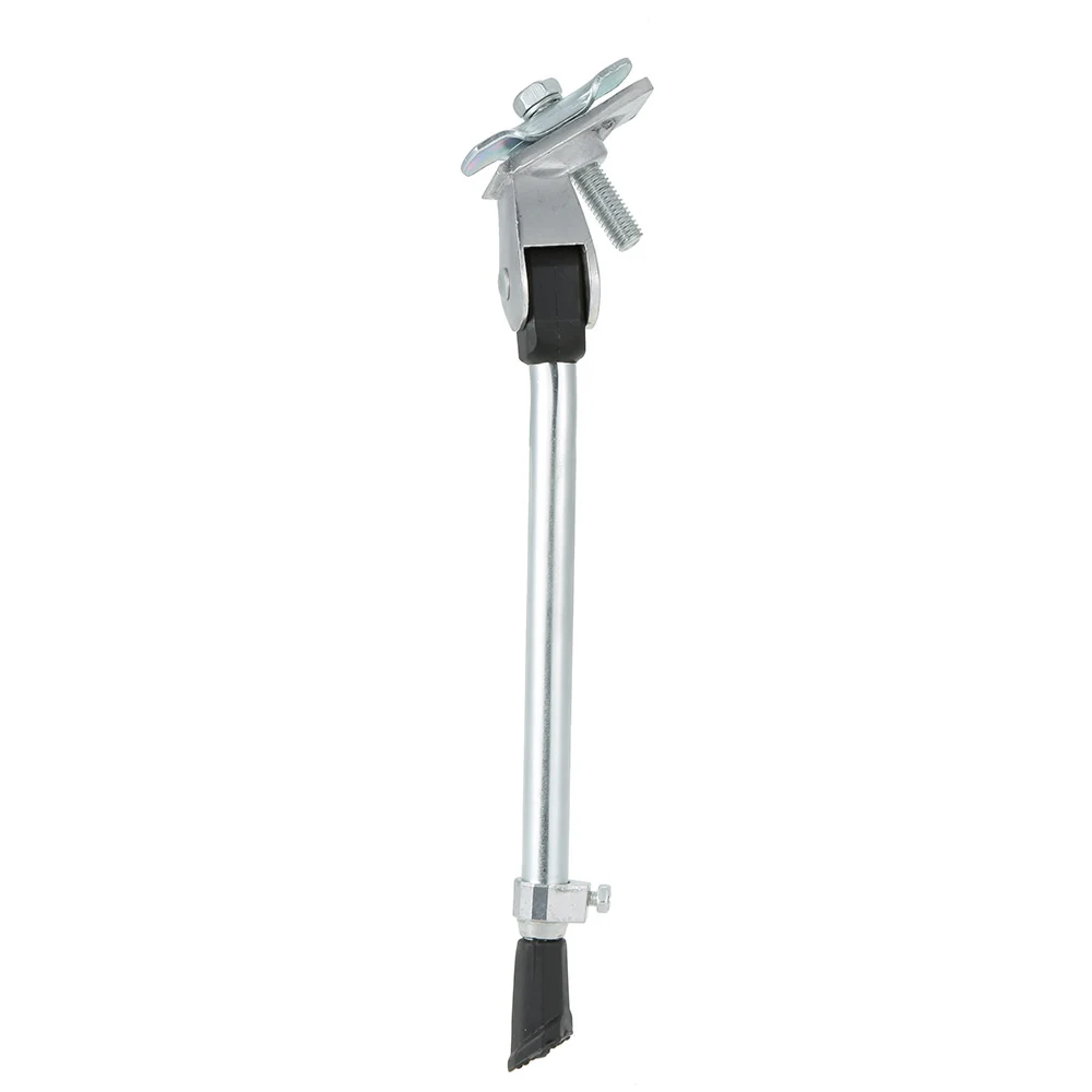Черный Велосипед Цикл MTB Kick Stand Brace Kickstand с резиновой ногой - Цвет: Черный