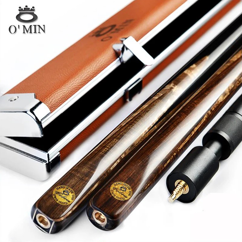 Omin Snooker Cues Cobra 9.8mm Dicas Eixo de Cinzas 3/4 Bronze