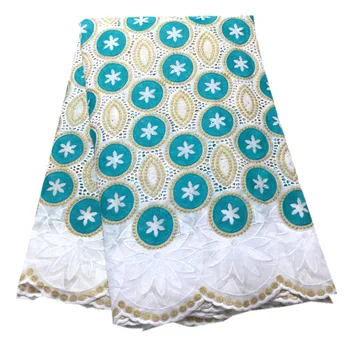 

Exclusive Nigerian Lace Fabric for Men 2020 High Quality Dubai fabric 5 yard Swiss Voile Lace In Switzerland