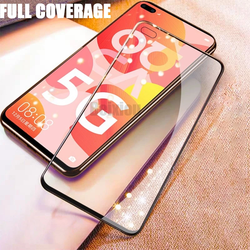 

Full Cover Screen Tempered Glass For Huawei nova 6 Screen Protector Glass Film For Huawei nova 6 Se protective Glass
