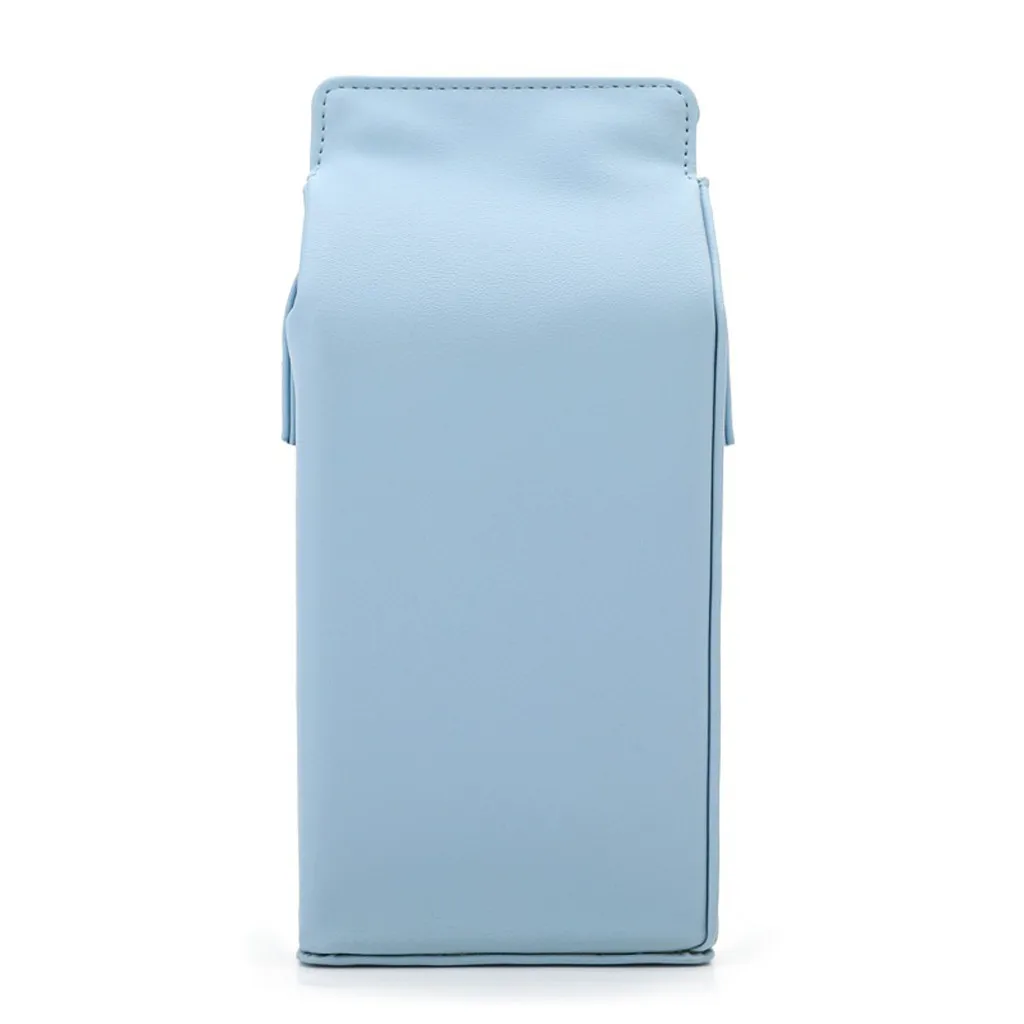 Женские милые однотонные сумки-мессенджеры на одно плечо в форме коробки с молоком для девочек, конфетная сумка#0