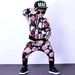 Детский танцевальный костюм в стиле джаз, хип-хоп; детская одежда для сцены