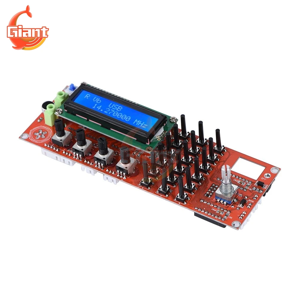 Gerador de Sinal de Rádio Frequência 055mhz Dds Faixa de Onda de Rádio para Rádio Amador Módulo Transceptor de Onda Curta dc 12v para Potenciômetro Agc Geradores de sinais - Image 2