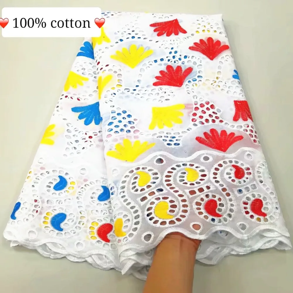 STILL FLY Hot selling african cotton lace fabrics swiss voile lace in switzerland dubai fabric brode swiss dry lace 5yards/lot