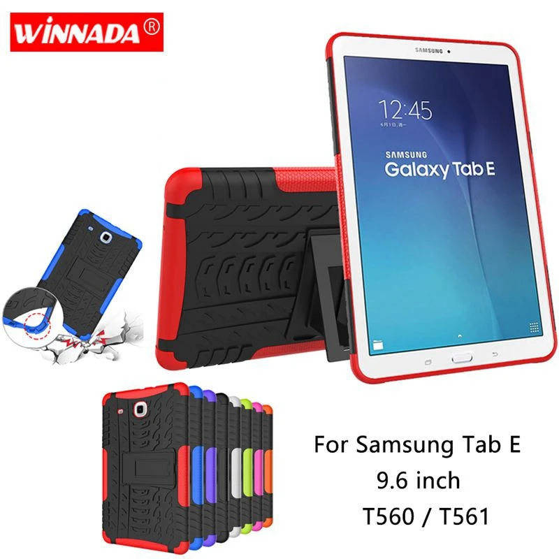 Для Samsung GALAXY Tab E 9 6 T560 чехол SM T561 дюймов планшет TPU + PC ударопрочный подставка для