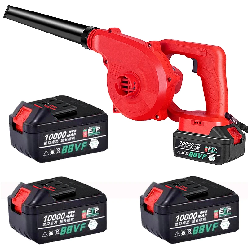 منفاخ هواء كهربائي لاسلكي 88vf 10000mah 1080w مجمع غبار فراغ مروحة يدوية 2 في 1 منظف الكمبيوتر Blowers Aliexpress