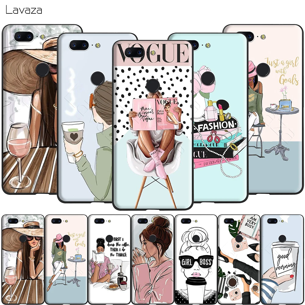 Силиконовый чехол Lavaza Vogue Princess Girls Female Coffee для Oneplus 7 Pro 6 6t 5 5t | Мобильные телефоны и