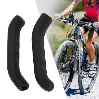

1Pair Silicone Bicycle Brake Handle Sleeve Anti-slip Handle Protector Mountain Road Bike Brake Lever Protection Cover