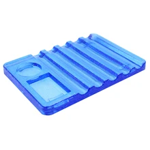 1 шт. кристалл держатель кисточки для нейл-арта Дисплей Подставка остальные инструменты для кисти ручка синий