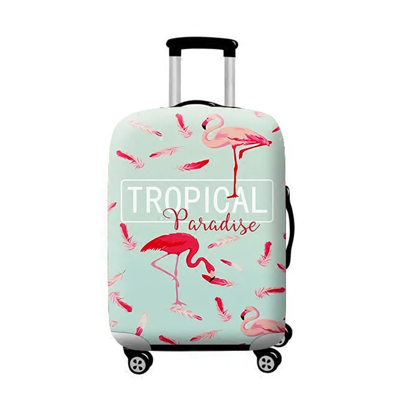 TRIPNUO Чехол для багажа с 3D рисунком, защитный чехол с милыми животными, эластичный чехол для 18-32 дюймов, XL, аксессуары для путешествий - Цвет: 62