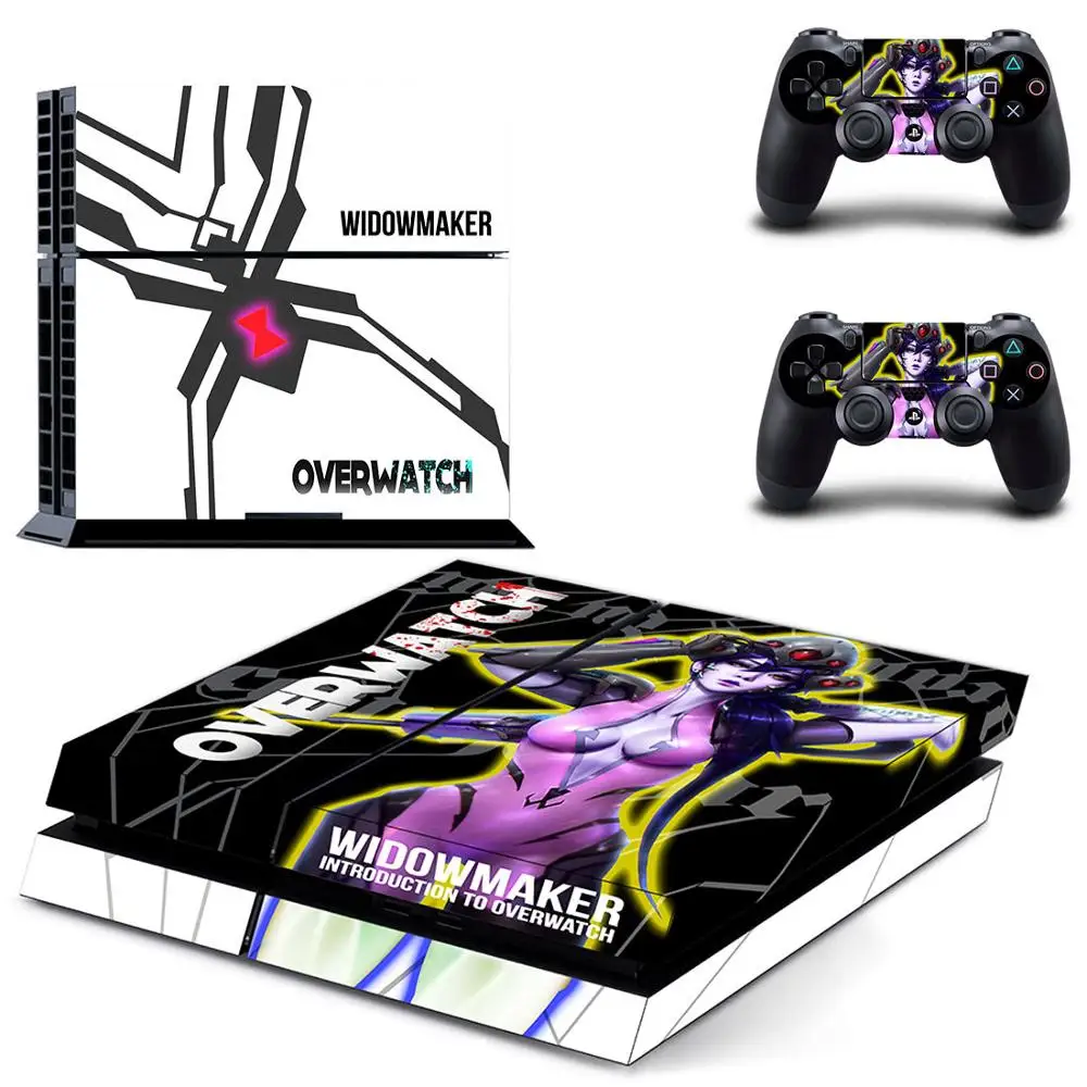 GYTM0434 OW PS 4 стикер s над часами PS4 наклейка Play station 4 виниловые наклейки для кожи Pegatinas для консоли playstation 4 и 2 контроллера - Цвет: GYTM0434