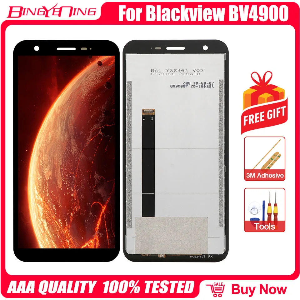 Écran Remplacement Complet Pour Blackview BV 5100 Et BV 4900 - Compatible Universel