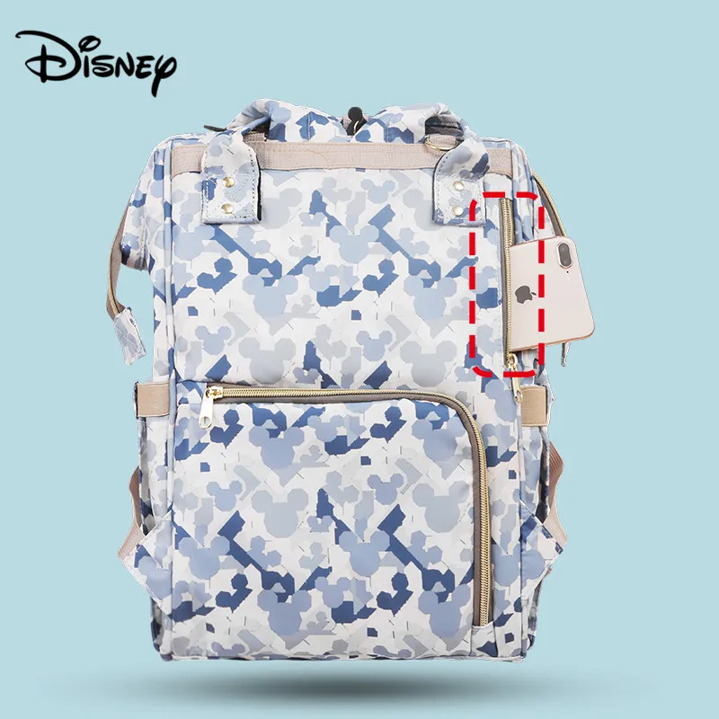 Disney камуфляж Мумия сумка 2019 Новая модная на плечо многофункциональная Большая