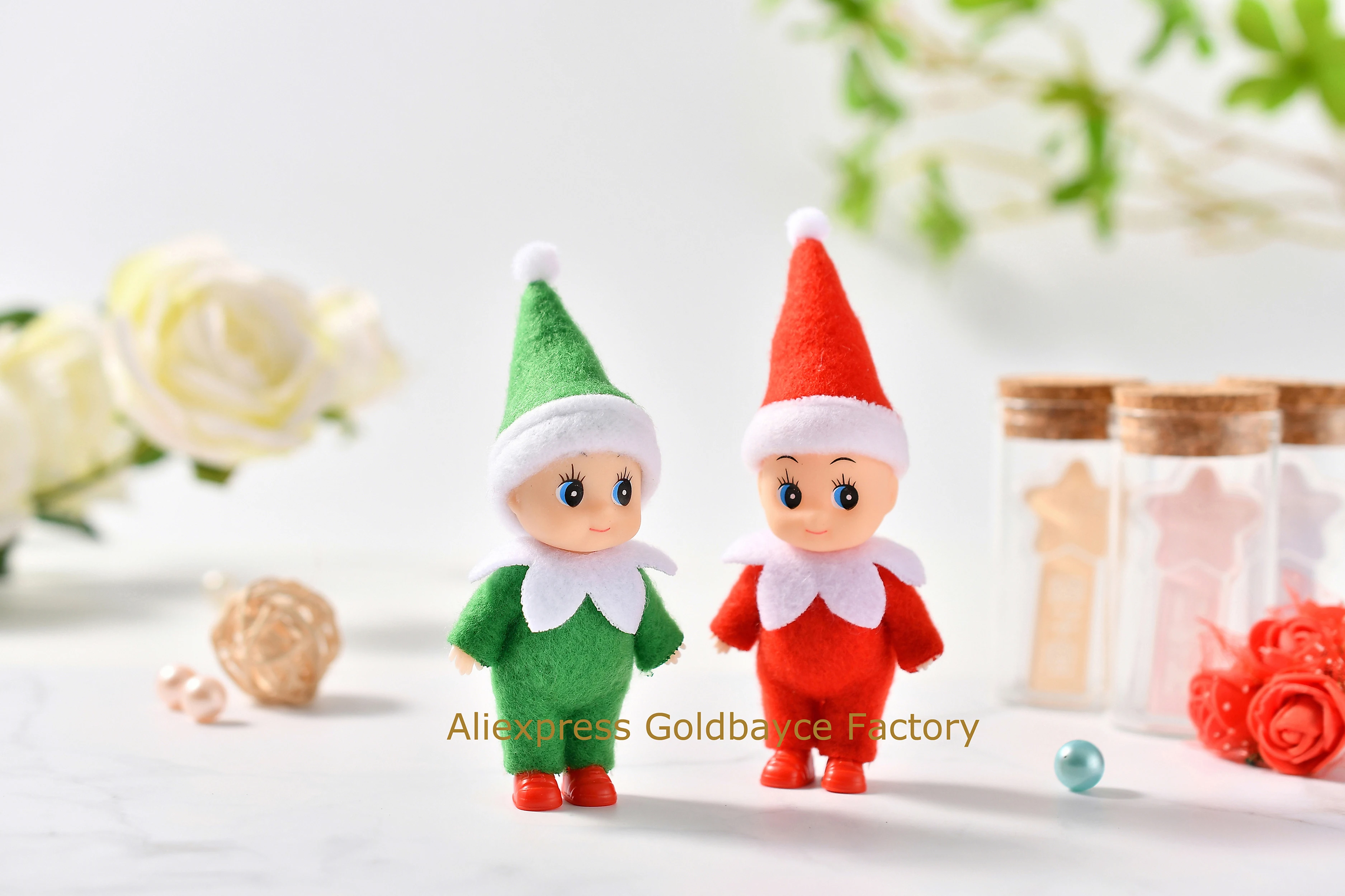 100 PCS Great Quality Baby Elf Doll with feet shoes Christmas Baby Elf  Dolls with Movable arms and legs Baby Toys Kids Elves - AliExpress