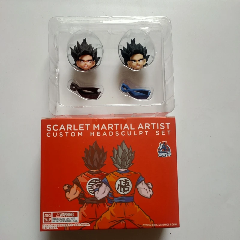 Набор для головы Demoniacal настраиваемый Алая Боевая аристка и shf Гоку Dragon Ball Z фигура