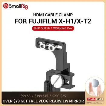 

SmallRig HDMI Cable Clamp for Fuji X-H1 and for Fuji X-T2 Cage 2156