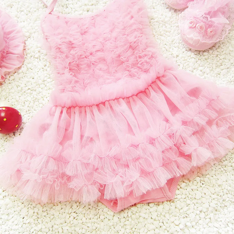 

New Style Lace South Korea KID'S Swimwear Cute Girls Small Treasure Swimwear Infants Medium-small Princess Dress-One-piece