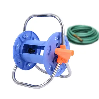 

20 Meters Water Pipe Storage Bracket Stainless Steel Hose Storage Rack Garden Farm Portable Hose Storage Rack