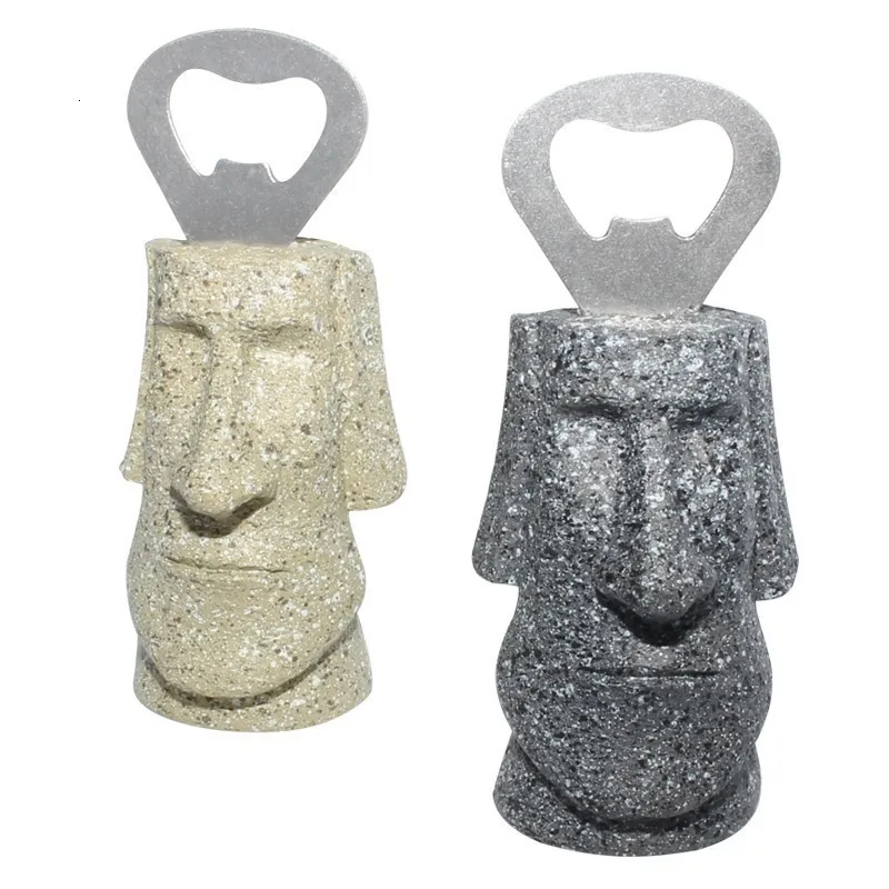 

Wine bottle Openers Can Easter Island Stone Man Beer Bottle Easy Ancient Egyptian Pharaohs Pyramid Desert Theme Kichen Vintage