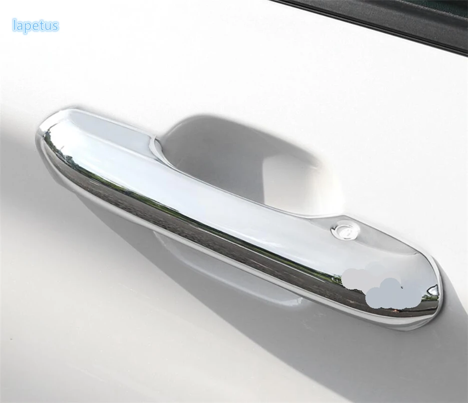 

Auto Styling Door Catch Doorknob Handle Decoration Frame Cover Trim Fit For Ford Explorer 2020 2021 Chrome / Carbon Fiber ABS